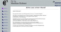Desktop Screenshot of ib-kraemer.de