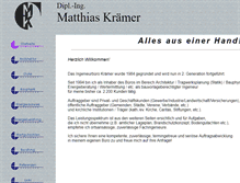 Tablet Screenshot of ib-kraemer.de